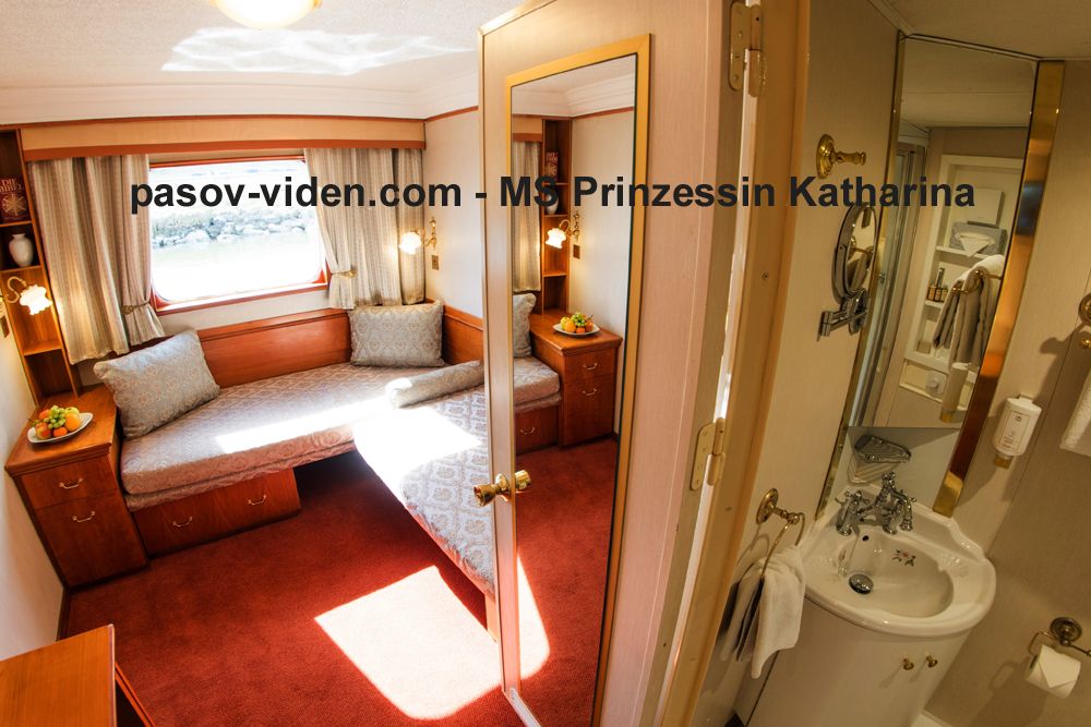 MS Prinzessin Katharina - Hlavní paluba kabiny